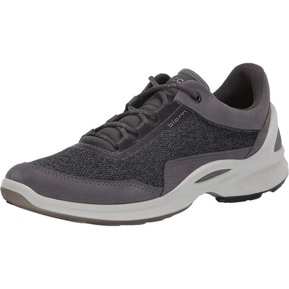 ECCO, Women’s Biom Fjuel Mesh Athletic Sneaker, Titanium, 10-10.5 Medium US