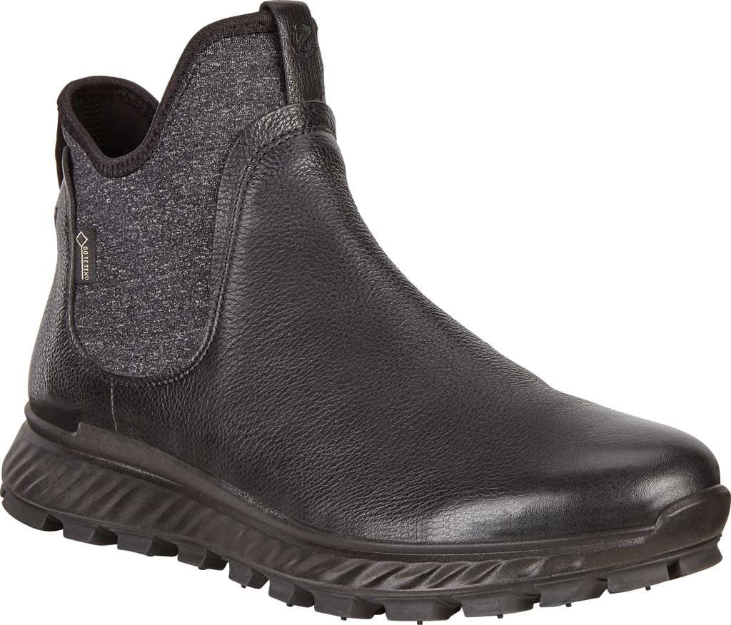 Women's ECCO Exostrike GORE-TEX Chelsea Boot Black Yak Leather 36