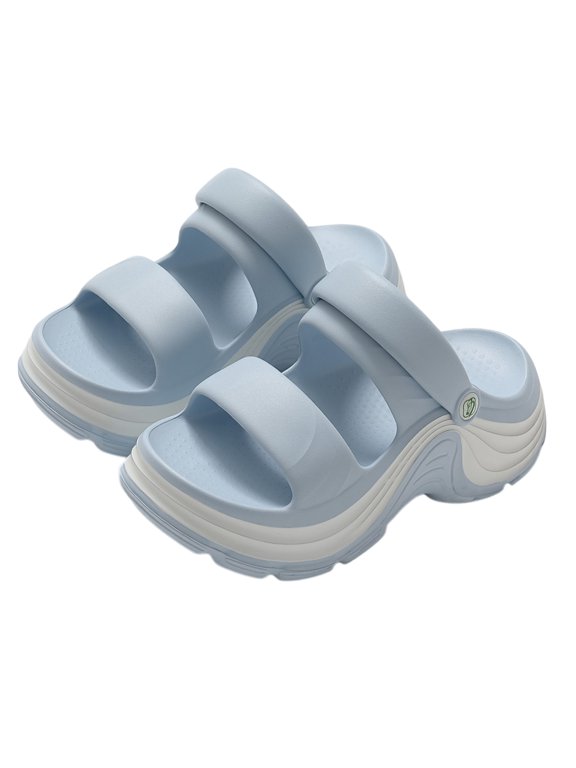 Women's EVA Platform Slide Sandals, Slip-Resistant Thick Sole Casual Slippers