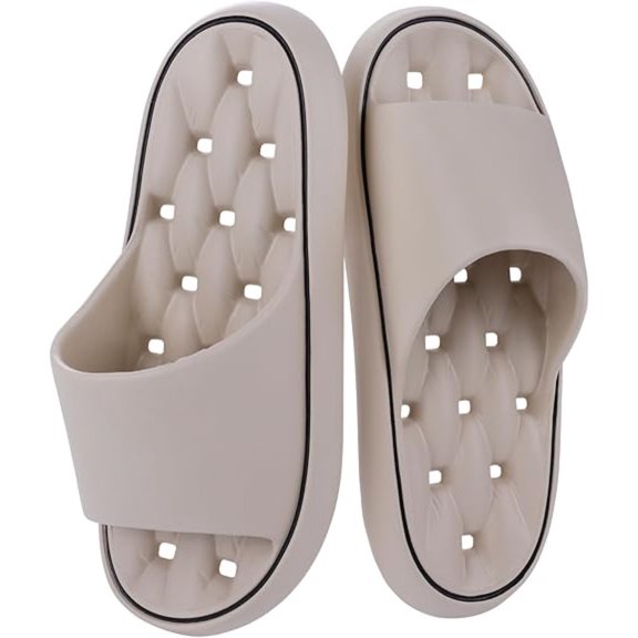 Women's EVA home slippers，Men Quick Drying Shower Slippers，light, soft, non-slip bottom, solid color quick-drying, comfortable, suitable for family and bathroom use, slippers suitable for all seasons