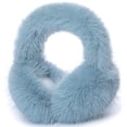 thumbnail image 1 of Women's Earmuffs Cycling Earmuffs Womens Winter Warm Plush Foldable Windproof Blended Fabric Outdoor Ski Winter Gloves,Blue Women's Accessories Earmuffs, 1 of 2