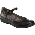 thumbnail image 1 of Women's Earth Alder 2 Dalma Quarter Strap Flat Black Leather 10 M, 1 of 5