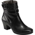 thumbnail image 1 of Women's Earth Calgary Winnipeg Ankle Bootie Black Leather 9 M, 1 of 5
