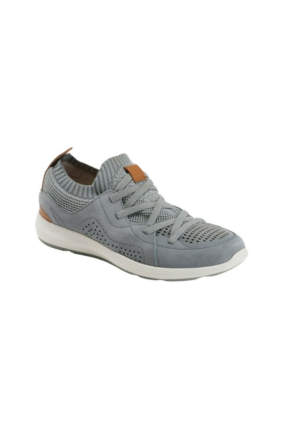 Earth Women’s Desire Flow Sneaker – Knit/Suede Light Blue