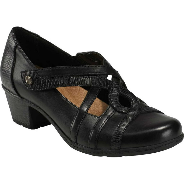 Women's Earth Origins Marietta Macey Slip-On Black Leather M