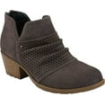 thumbnail image 1 of Women's Earth Origins Oakland Amanda Ankle Bootie Grey Suede 8.5 M, 1 of 5