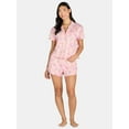 thumbnail image 1 of Women’s Easter Print Shorty Notch Collar Pajama Set from Way to Celebrate, 2-Piece, Sizes XS-3X, 1 of 4