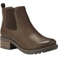 thumbnail image 1 of Women's Eastland Jasmine Chelsea Boot Brown Tumbled Synthetic 9.5 W, 1 of 6