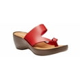 thumbnail image 1 of Eastland Laurel Wedge Sandal Red, 1 of 2