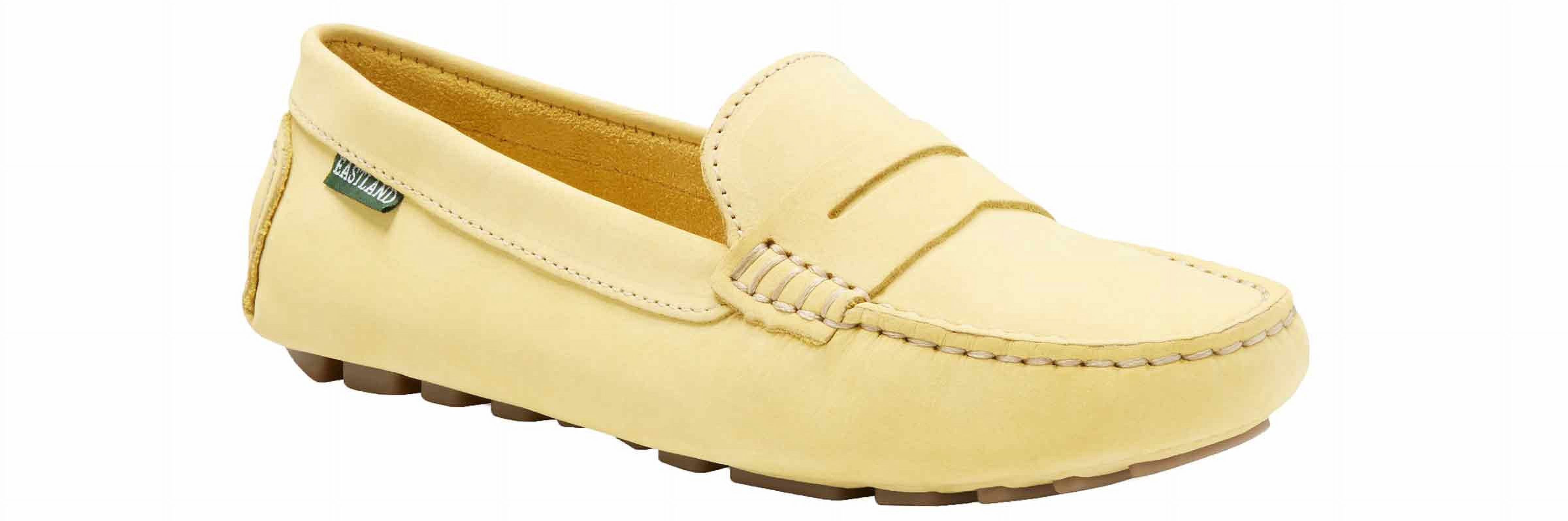 Eastland Women’s 8.5 Gold Leather Driving Moccasin Comfy Patricia Penny Loafers Gold Eastland Womens Patricia Loafer | Rack Room Shoes main image 3