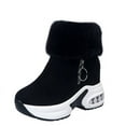 thumbnail image 1 of Women's Easy-Going Comfort Ankle Boot - Fleece warm and height-increasing ankle boots, 1 of 9