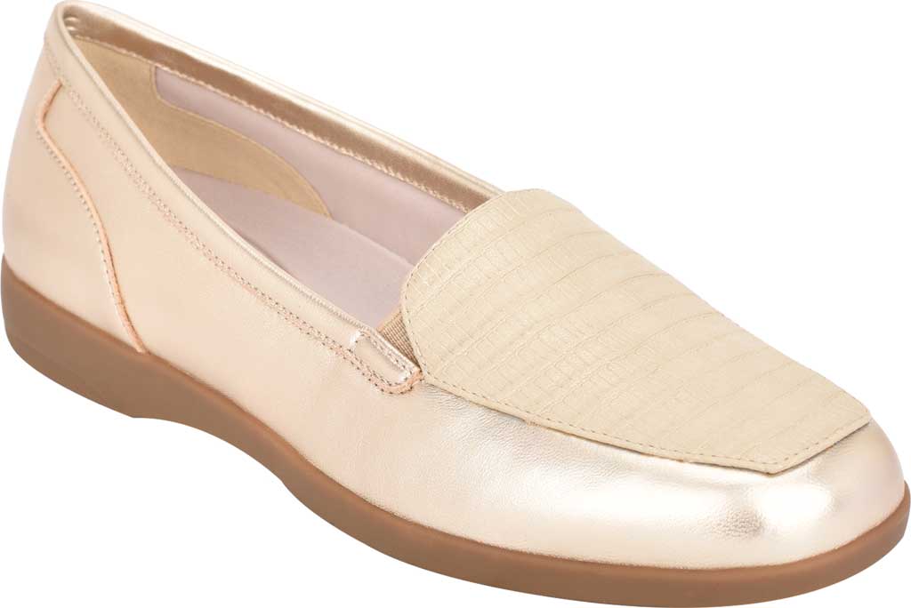 Easy Spirit Women's Devitt Slip on Flat Loafer Yellow Size 8.5 M