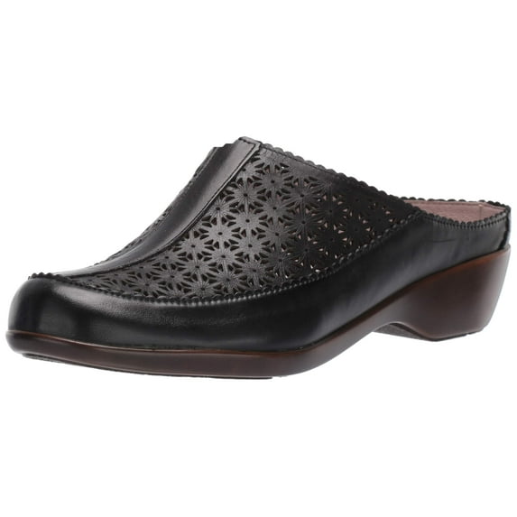 Easy Spirit Womens' Dusk Mules, Black 001, 7 Wide