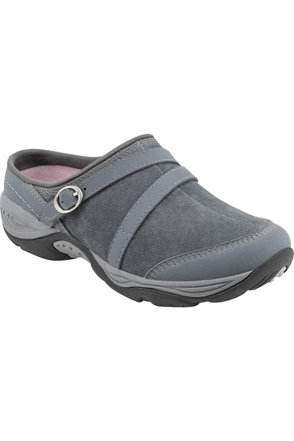 Women's Easy Spirit Equinox Mule Grey Suede 6 N