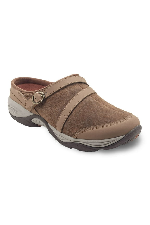 Equinox Women's Mules Color: Tan Suede Size: 9.5