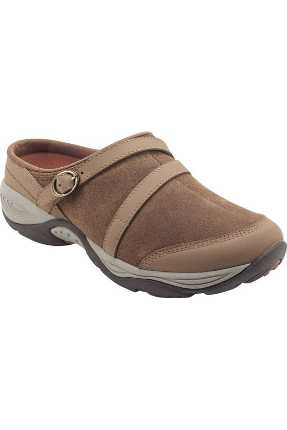 Women's Easy Spirit Equinox Mule Light Brown Suede 9 M
