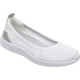 thumbnail image 1 of Women's Easy Spirit Glitz Skimmer White/Silver Fabric 11 M, 1 of 5