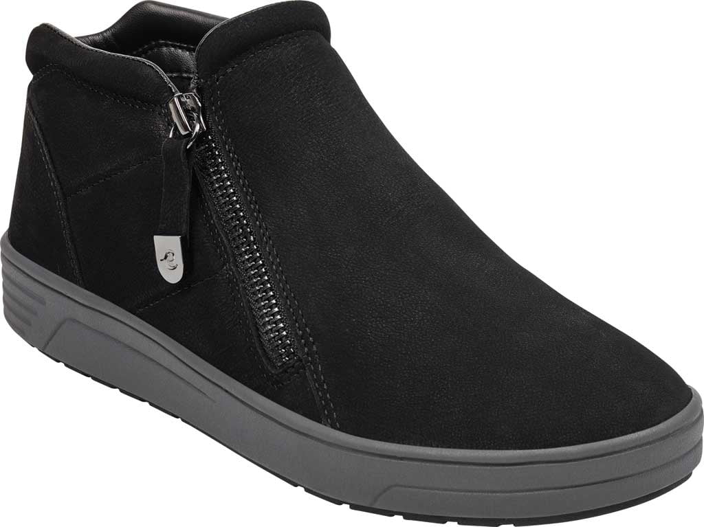Women s Easy Spirit Novia Bootie Black Nubuck 6.5 M Walmart