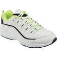 thumbnail image 1 of Women's Easy Spirit Romy Walking Sneaker White/Navy/Neon Leather 10 WW, 1 of 7