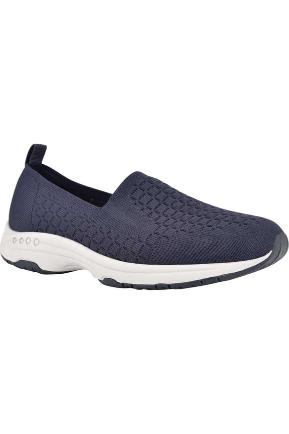 Women's Easy Spirit Tech2 Slip On Sneaker Navy/Navy Recycled Knit 8 WW