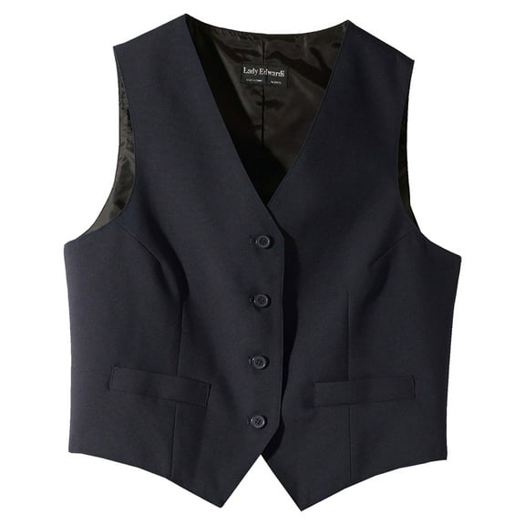 Women's Economy Vest , 7490 , DARK NAVY , X-Large Regular