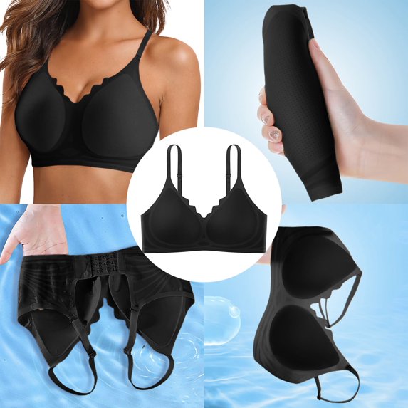Women's Edge Without Steel Ring Movement Seamless Gathering Adjustment Yoga Sleep Large Bra Lightweight Sports Bras for Women Bra's for Women Womens Bra Push up Running Bras Woman's Sports Bra Womens