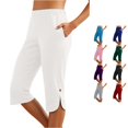 thumbnail image 1 of Women's Effortless Everyday ’s Casual Pants: Slim Fit Mid Rise Capris for Modern Comfort and Versatility Loose Pants for Women Casual Summer Women Summer Pants Casual Summer Pants plus Size, 1 of 7