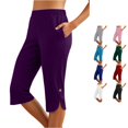 thumbnail image 1 of Women's Effortless Everyday ’s Casual Pants: Slim Fit Mid Rise Capris for Modern Comfort and Versatility Loose Pants for Women Casual Summer Women Summer Pants Casual Summer Pants plus Size, 1 of 7
