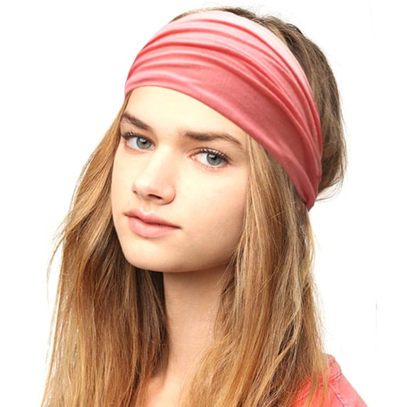 Women's Elastic Headband Solid Color Stretch Headwrap Fashion Hair Accessory