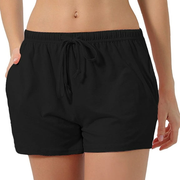 Women's Elastic Waist Comfortable Casual Shorts for Everyday Wear Home Relaxation and Light Exercise