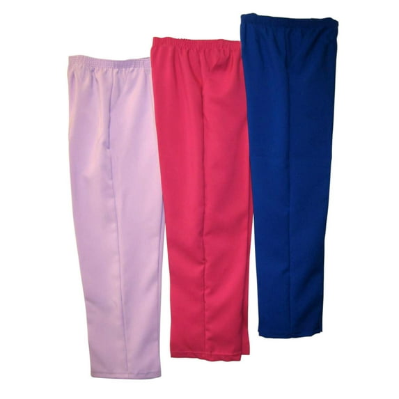 Women's Elastic Waist Pull-On Gabardine Pants