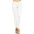 thumbnail image 1 of Women's Elastic Waist Solid Basic Jeggings Stretch Pants, 1 of 4