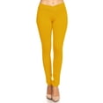 thumbnail image 1 of Women's Elastic Waist Solid Basic Jeggings Stretch Pants, 1 of 4