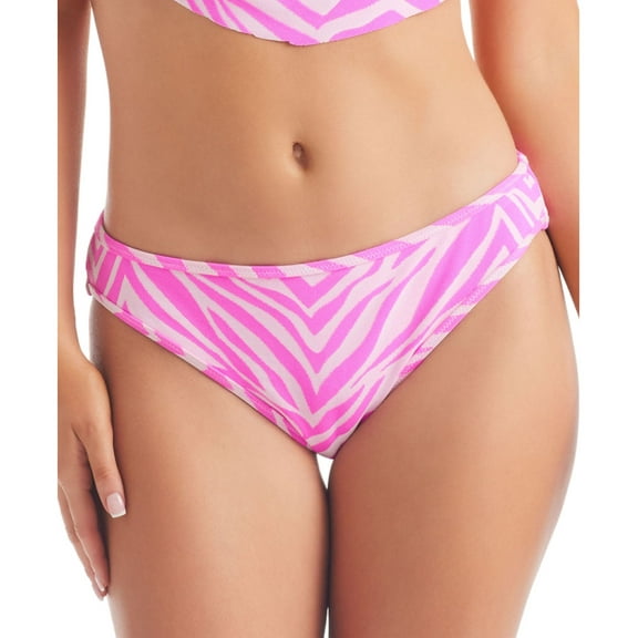 Women's Electric Zebra Hipster Bikini Bottoms Tulip Multi S