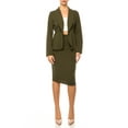 thumbnail image 1 of Women's Elegant 2-Piece Suit – Blazer and Pencil Skirt, Professional Workwear, 1 of 8