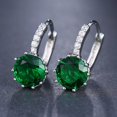 thumbnail image 1 of Women's Elegant All-match Simple Style Zircon Earrings, 1 of 1