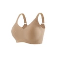 thumbnail image 1 of Women's Elegant Bra, Plus Size Solid Seamless Li19.99+ghtly Padded Full Cover Everday Bralette, 1 of 5