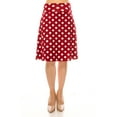 thumbnail image 1 of Women's Elegant Casual Midi Skirt with Foldable Waist and Stretch Fabric, 1 of 6