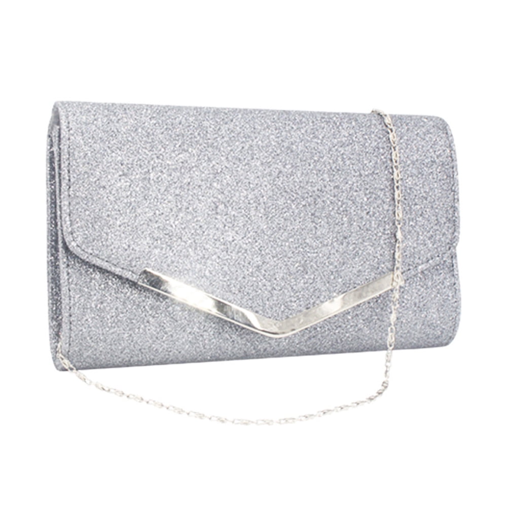 Clutch Handbag Evening Ladies Prom Bag Bridal Party Wedding Fashion Purse  Silver | Clutches & Wristlets | studency.org