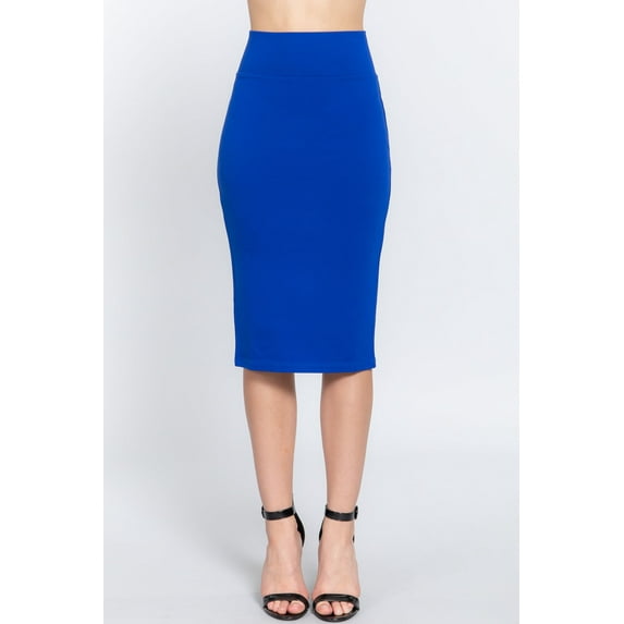 Women's Elegant Everywhere Ponte Midi Skirt
