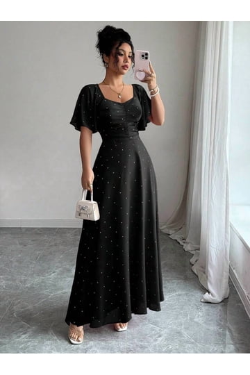Black Formal Long Dresses for Women