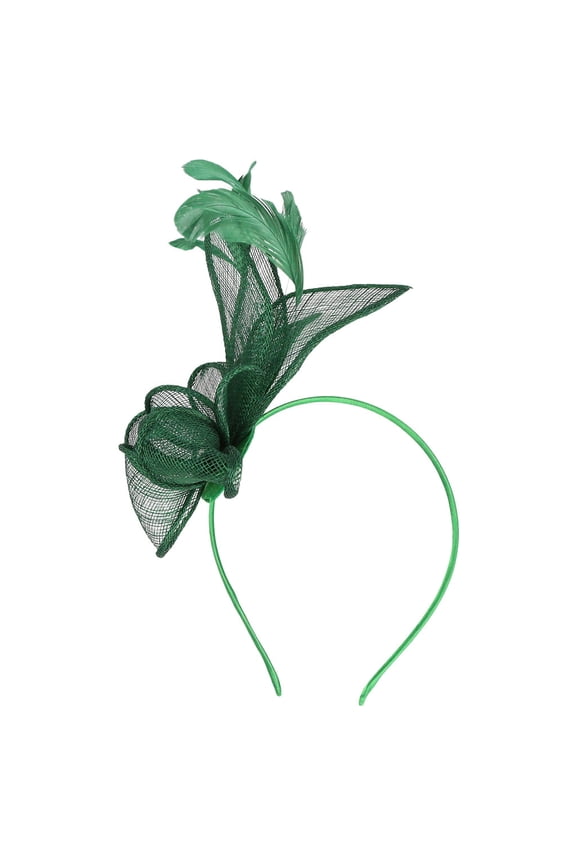 Women's Elegant Hat Strap Flower Feather Party Hat Hair Clip Headband Accessory under 2 Sweat Headband Running Hire Band Womens Head Mode Headband Knot Head Band Plain Headbands Headband for