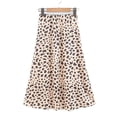 thumbnail image 1 of Women's Elegant Leopard Printed Zipper High Waist Midi Skirt Stretch Pencil Skirt, 1 of 6
