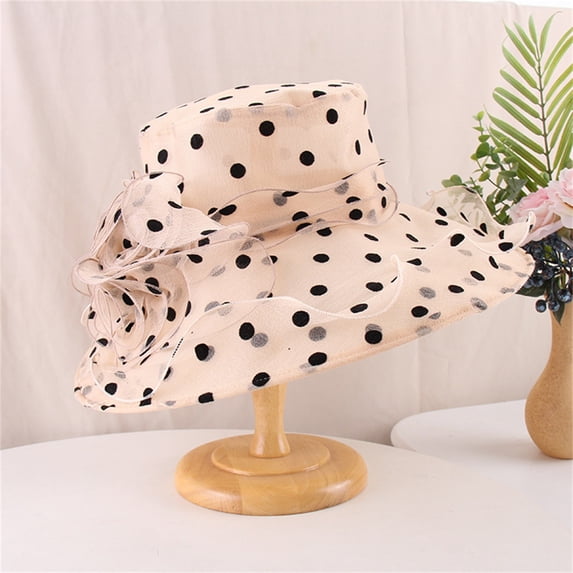 Women's Elegant Mesh Dome Sun Hat Large Brim Uv-Resistant Summer Sun Hat Lightweight Breathable Comfortable Soft Casual Headwear by Yigetop Khaki One Size
