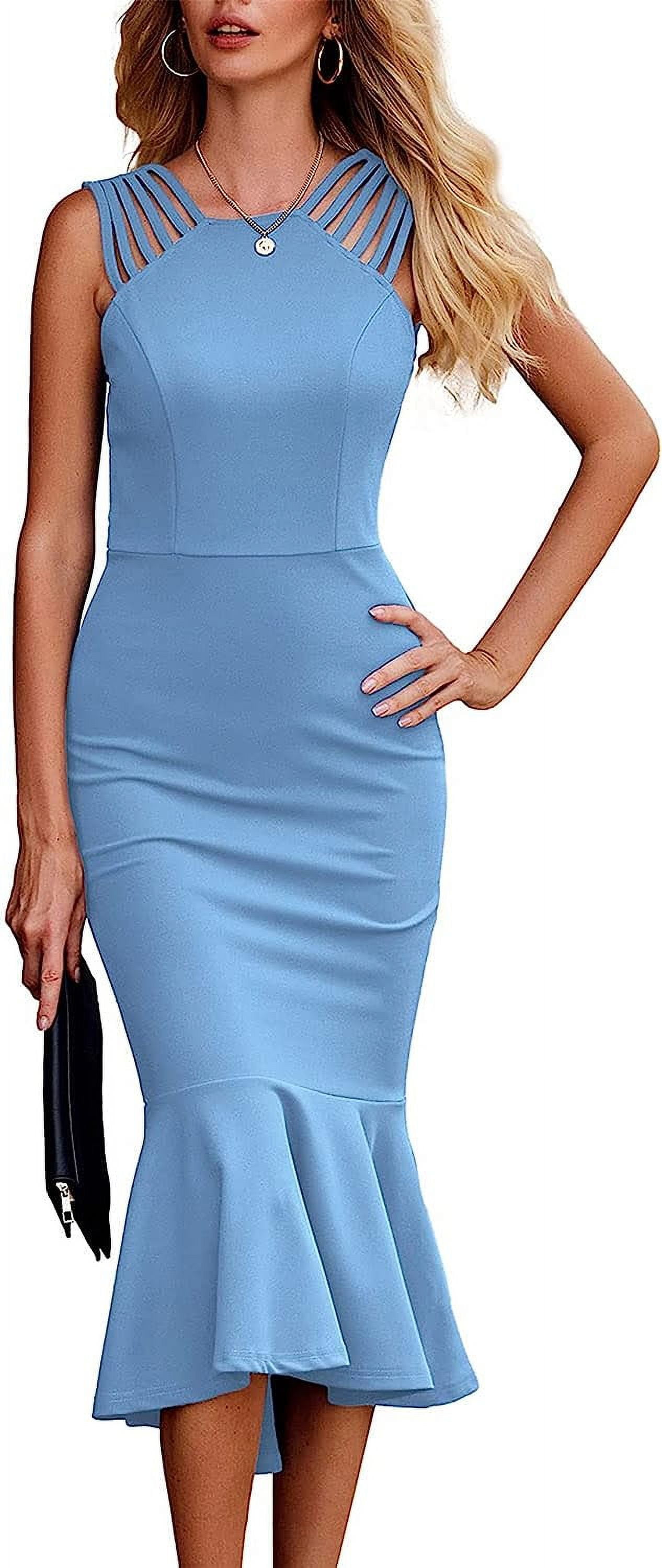 strapless midi dress flowy Black Striped Strapless Flowy Midi Dress