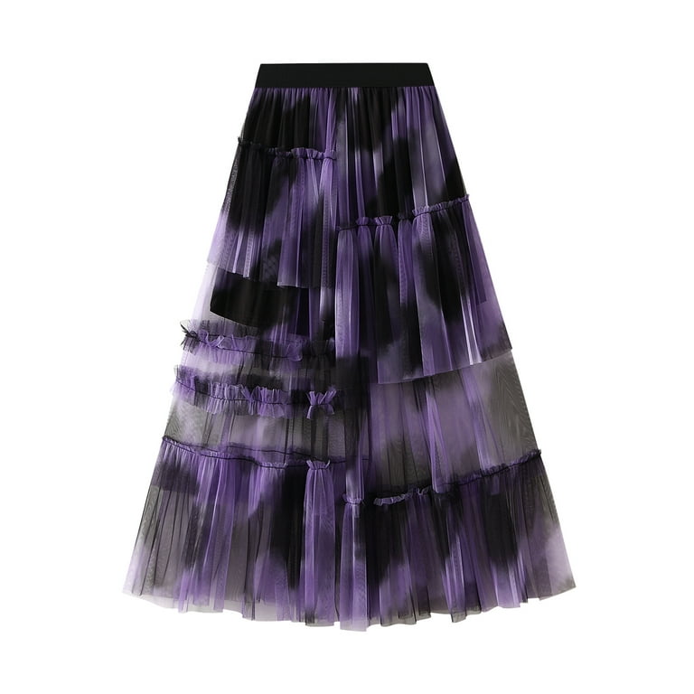 Tie dye 2025 tulle skirt
