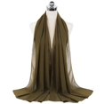 thumbnail image 1 of Women's Elegant Modest Bubble Chiffon Scarf Ramadan Soft Lightweight Hijab Bandana Headscarf, 1 of 7