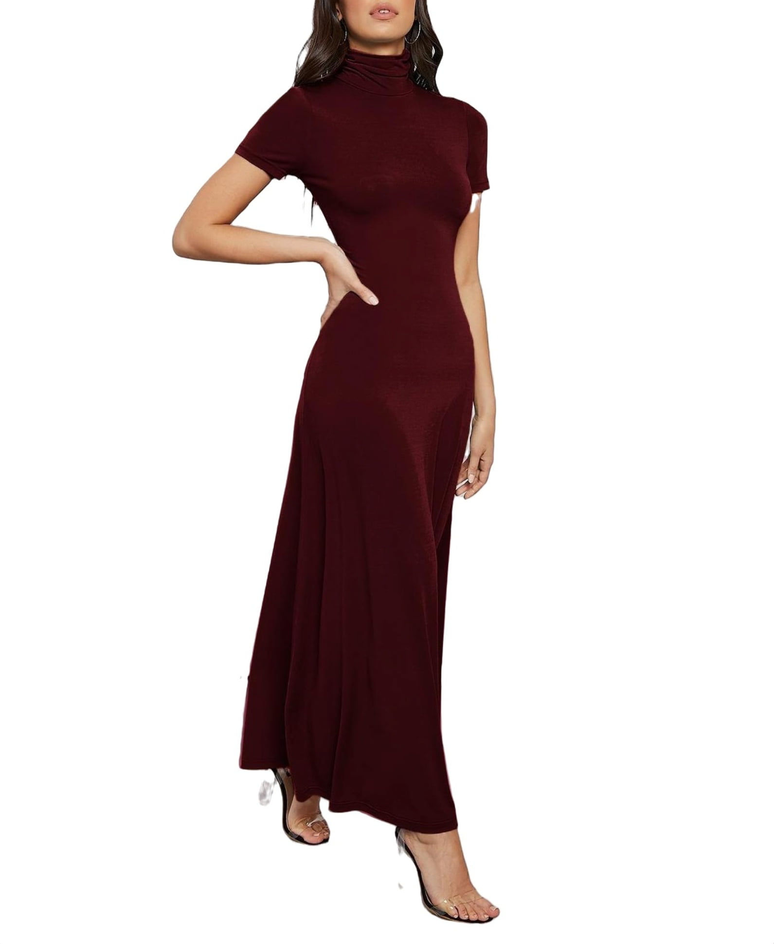 Buy RK CREATION Plain gown (Maroon, Free size) at Amazon.in