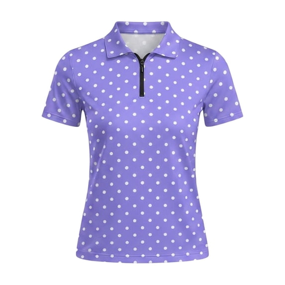 Women's Elegant Polo Collar Polo Shirt Lightweight Breathable Soft Polo Shirt Wonderful