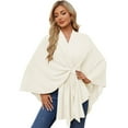 thumbnail image 1 of Women's Elegant Shawl Wraps Soft Open Front Poncho Sweater for Spring Fall Winter, 1 of 6